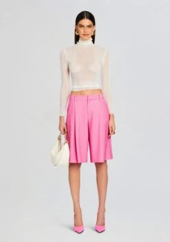 Pearl Short 9 Pearl Short -Retrofete Clothing Shop Ecommerce Crop 24 01 10 PEARLSHORT MALIBUPINK 0393 ECOMM