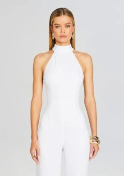 Taylor Tie Back Jumpsuit 9 Taylor Tie Back Jumpsuit -Retrofete Clothing Shop Ecommerce Crop 24 01 10 TAYLORTIEBACKJUMPSUIT WHITE 0043 ECOMM