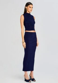 Anchora Top 7 Anchora Top -Retrofete Clothing Shop Ecommerce Crop 24 01 11 ANCHORATOP ALMASKIRT NAVY 0902 ECOMM