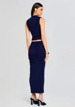 Anchora Top 8 Anchora Top -Retrofete Clothing Shop Ecommerce Crop 24 01 11 ANCHORATOP ALMASKIRT NAVY 0905 ECOMM