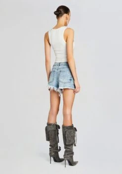 Amani Tank -Retrofete Clothing Shop Ecommerce Crop 24 02 15 REBELJACKET ANGELSHORT TANGIERSILVER 092 ECOMM