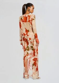 Sybil Silk Skirt -Retrofete Clothing Shop Ecommerce Crop 24 02 15 SHAETOP SYBILSKIRT NEUTRALBOTANICAL 2197 ECOMM 8d9db4d4 93bc 4ebe b86e d4e6a10d5bcd