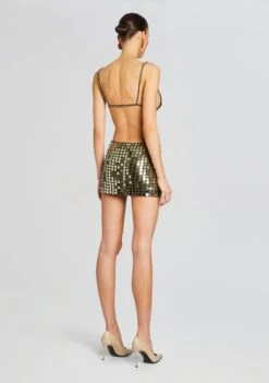 Silas Embellished Bra -Retrofete Clothing Shop Ecommerce Crop 24 02 15 SILASBRA JEANYSKIRT MILITARYDUST 1733 ECOMM