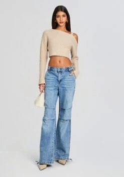 Casey Denim Pant -Retrofete Clothing Shop Ecommerce Crop 24 02 16 AGNESSWEATER OXFORD CASEYPANT COASTLINE 1244 ECOMM