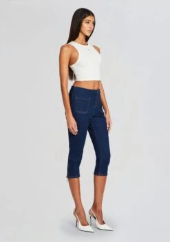 Padma Capri Jean -Retrofete Clothing Shop Ecommerce Crop 24 02 16 EUDORATOP WHITE PADMAJEAN DEEPSEA 576 ECOMM