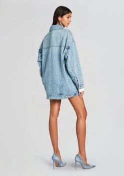 Ace Embellished Denim Jacket -Retrofete Clothing Shop Ecommerce Crop 24 02 16 GABBIESHIRT WHITE 735 ECOMM