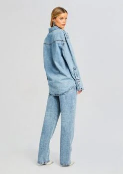 Denise Denim Shirt -Retrofete Clothing Shop Ecommerce Crop 24 03 12 DENISESHIRT TANGIER 1796 ECOMM