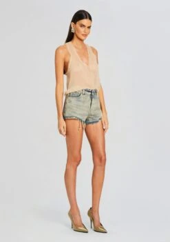 Lucky Denim Short 7 Lucky Denim Short -Retrofete Clothing Shop Ecommerce Crop 24 03 12 LUCKYSHORT AMALFI 2140 ECOMM