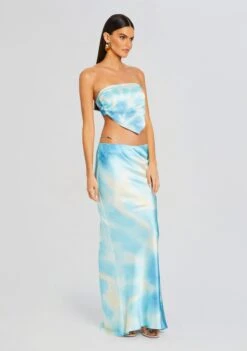 Silvana Silk Maxi Skirt -Retrofete Clothing Shop Ecommerce Crop 24 03 12 NATALIASCARFTOP SILVANAMAXISKIRT CLOUDTIEDYE 1644 ECOMM ce6ae86d 86f1 4ecb aaf4 c7768f11513b