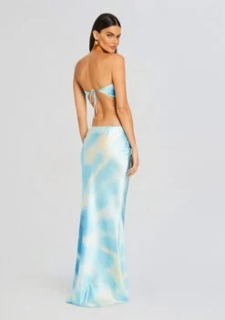 Silvana Silk Maxi Skirt -Retrofete Clothing Shop Ecommerce Crop 24 03 12 NATALIASCARFTOP SILVANAMAXISKIRT CLOUDTIEDYE 1651 ECOMM 2a611140 cd46 4f2b 8c33 ecae2a01c29c