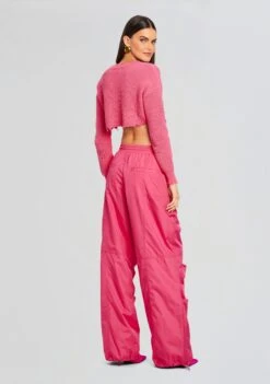 Adelia Cargo Pant -Retrofete Clothing Shop Ecommerce Crop 24 03 13 CROPPEDDEVIN ADELIACARGOPANT ALORASKIRT WATERMELON 1647 ECOMM