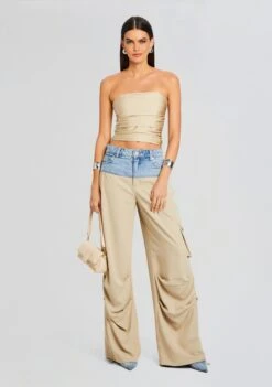 Harlow Cargo Pant -Retrofete Clothing Shop Ecommerce Crop 24 03 13 HARLOWCARGOPANT OXFORD COASTLINE 2098 ECOMM