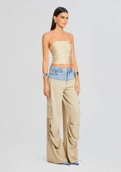 Harlow Cargo Pant -Retrofete Clothing Shop Ecommerce Crop 24 03 13 HARLOWCARGOPANT OXFORD COASTLINE 2133 ECOMM