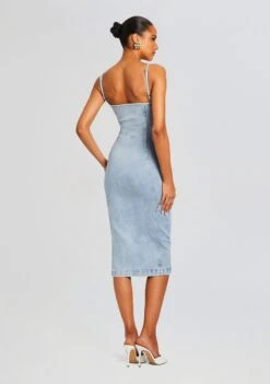 Fran Dress -Retrofete Clothing Shop Ecommerce Crop 24 03 26 NICOLLEJACKET FRANDRESS COASTLINE 1499 ECOMM