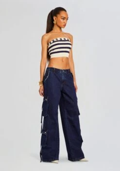 Joss Cargo Jean -Retrofete Clothing Shop Ecommerce Crop 24 03 27 JOSSCARGO DEEPSEA 2838 ECOMM