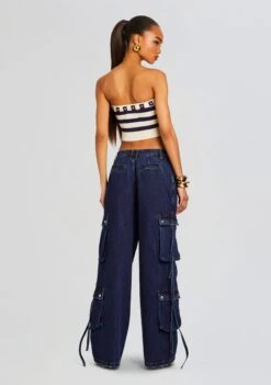 Joss Cargo Jean -Retrofete Clothing Shop Ecommerce Crop 24 03 27 JOSSCARGO DEEPSEA 2840 ECOMM