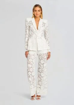 Kensington Lace Blazer -Retrofete Clothing Shop Ecommerce Crop 24 04 16 KENZINGTONLACEBLAZER WHITE 060 ECOMM