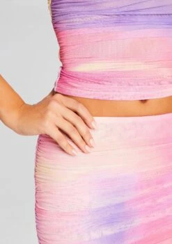 Stratus Top -Retrofete Clothing Shop Ecommerce Crop 24 04 16 STRATUSTOP CIRRUSKIRT SUNSETTIEDYE 2609 ECOMM