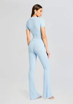 Adelaide Baby Tee 8 Adelaide Baby Tee -Retrofete Clothing Shop Ecommerce Crop 24 04 17 ADELAIDEBABYTEE AGATHAPANT POWDERBLUE 0467 ECOMM