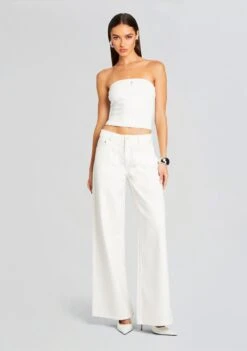 Samantha Knit Tube Top 9 Samantha Knit Tube Top -Retrofete Clothing Shop Ecommerce Crop 24 04 17 NICOLLEJACKET COASTLINE SAMANTHATUBETOP FIONALOWRISEJEAN WHITE 1439 ECOMM 17aa2fbe af08 43fc a10b 627219a28b4e