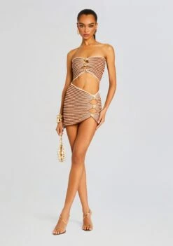 Hydra Knit Skirt -Retrofete Clothing Shop Ecommerce Crop 24 05 14 ADELIEKNITTOP HYDRAKNITSKIRT METALLICCARAMEL 1141 ECOMM 10d5fd09 c5d2 442f a424 cbf01f784690