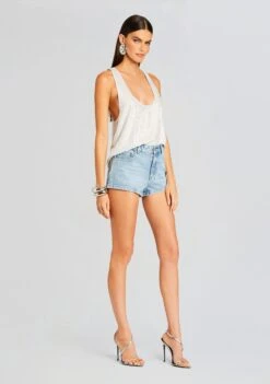 Isabella Short -Retrofete Clothing Shop Ecommerce Crop 24 05 14 ISABELLASHORT TELAVIV WHITNEYTOP WHITE 1877 ECOMM