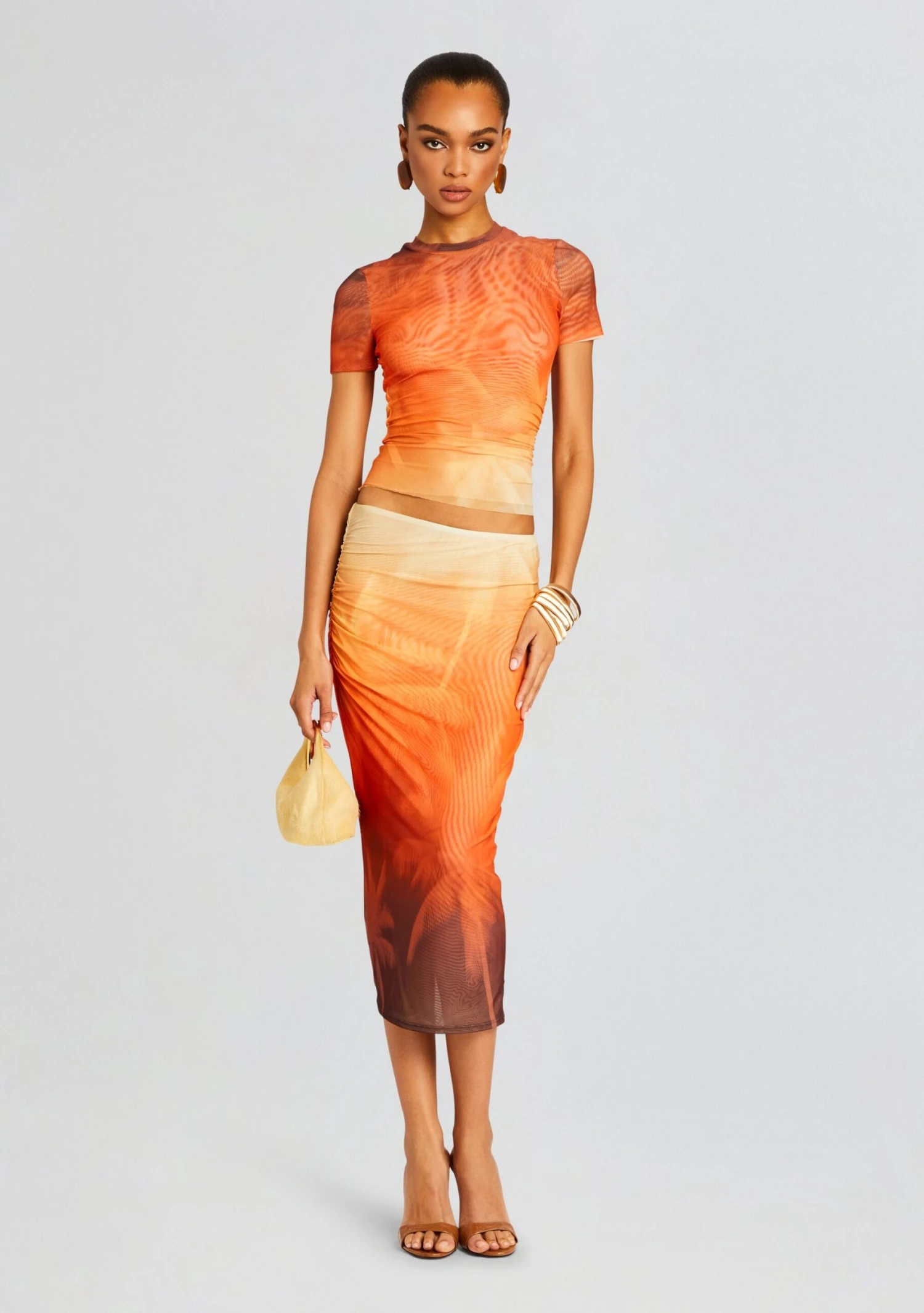 Nia Mesh Midi Skirt 2 Nia Mesh Midi Skirt - Image 2