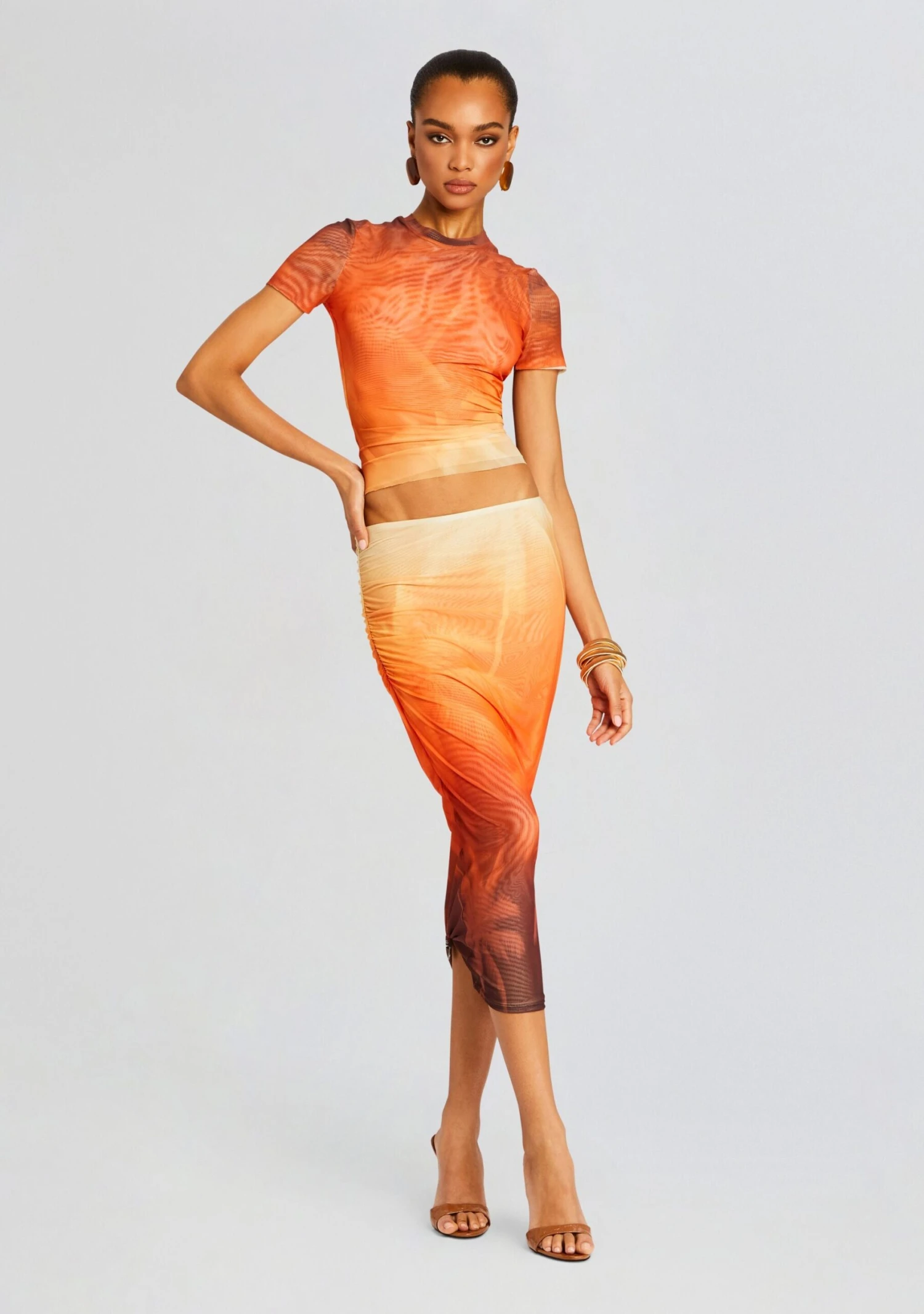 Nia Mesh Midi Skirt 5 Nia Mesh Midi Skirt - Image 5