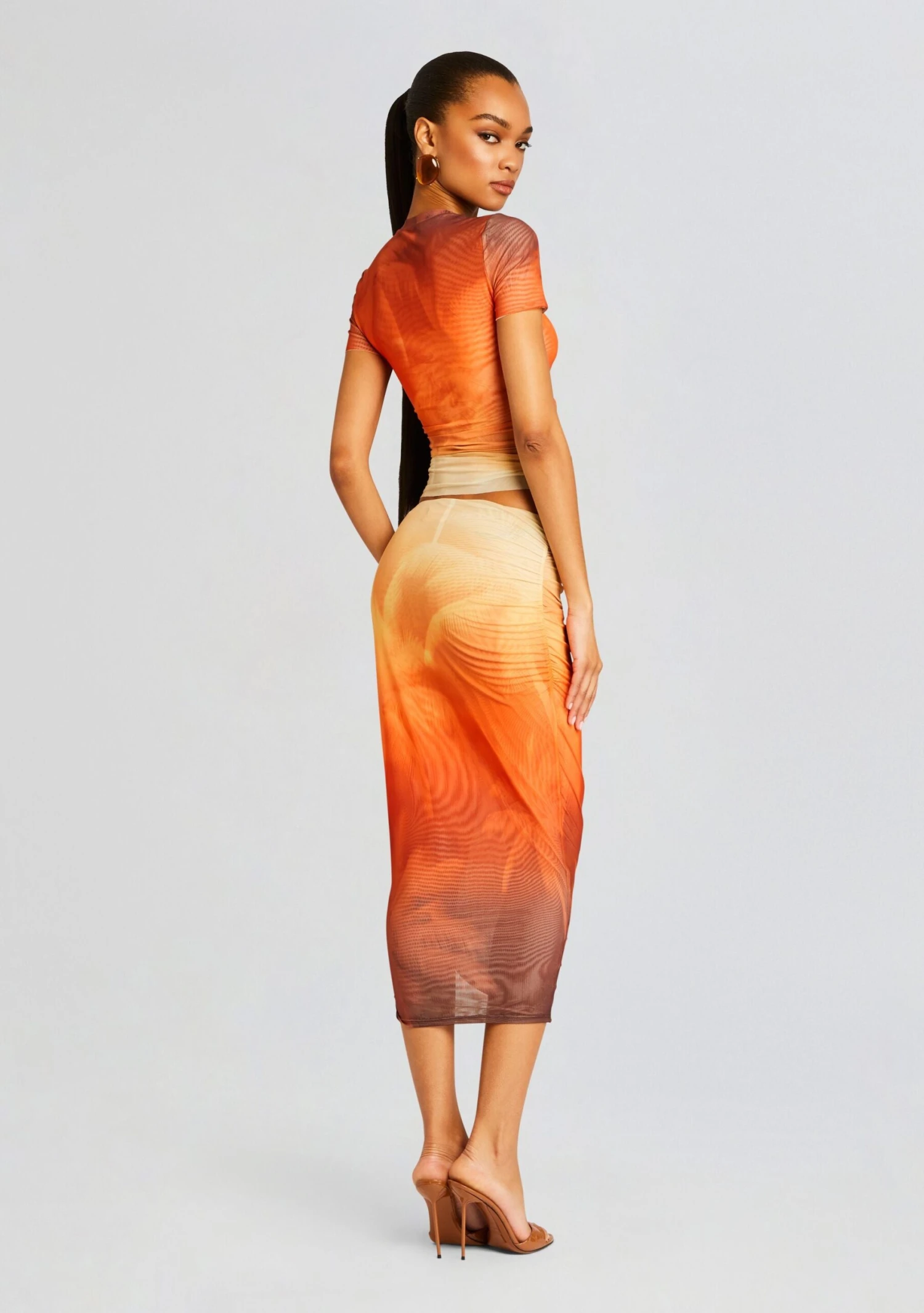 Nia Mesh Midi Skirt 4 Nia Mesh Midi Skirt - Image 4