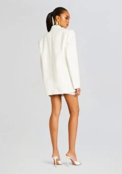 Linen Adel Oversized Dad Blazer -Retrofete Clothing Shop Ecommerce Crop 24 05 15 ADELOVERSIZEDDADBLAZER LINENMINISKIRT WHITE 2000 ECOMM