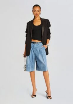 Amani Tank -Retrofete Clothing Shop Ecommerce Crop 24 05 15 AMANITANK BLACK NANCYMICROSHORT HIGHTIDE 0639 ECOMM