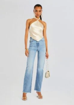 Brooklyn High Rise Straight Jean -Retrofete Clothing Shop Ecommerce Crop 24 06 25 JAIME TOP LIGHT CHAMPAGNE BROOKLYN JEAN HIGH TIDE 1074 ECOMM 118e5a38 f45c 41a2 be53 ea0d797992f9