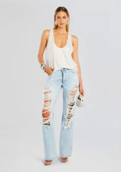 Sunny Mid Rise Distressed Boyfriend Jean -Retrofete Clothing Shop Ecommerce Crop 24 06 25 SUNNY MID RISE DISTRESSED BOYFRIEND JEAN COVE 1285 ECOMM scaled