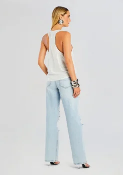 Sunny Mid Rise Distressed Boyfriend Jean -Retrofete Clothing Shop Ecommerce Crop 24 06 25 SUNNY MID RISE DISTRESSED BOYFRIEND JEAN COVE 1322 ECOMM scaled