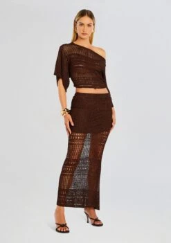 Topanga Crochet Maxi Skirt -Retrofete Clothing Shop Ecommerce Crop 24 06 25 TAHITI CROCHET SHIRT COCONUT TOPANGA CROCHET MAXI SKIRT COCONUT 2254 ECOMM 4567bc01 bbe8 48be bea6 e31a2c2ac73b
