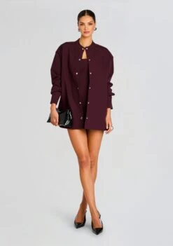 Ali Heavy Crepe Shacket -Retrofete Clothing Shop Ecommerce Crop 24 07 10 POPPI HEAVY CREPE STRAPLESS MINI DRESS MERLOT ALI HEAVY CREPE SHACKET MERLOT 2405 ECOMM 03eed764 10fc 468d b933 b83f4c885ef4