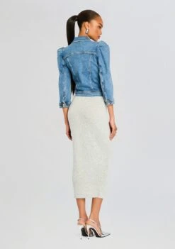 Mauve Denim Jacket -Retrofete Clothing Shop Ecommerce Crop 24 07 31 MAUVEDENIMJACKET OASIS KOKOSKIRT KALITOP LIGHTGREY 1022 ECOMM