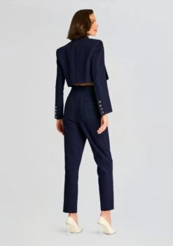 Clara Denim Blazer -Retrofete Clothing Shop Ecommerce Crop 24 08 06 CLARA DENIM BLAZER RINSE NOA DENIM TOP RINSE ROCHELLE DENIM PANT RINSE 1392 ECOMM