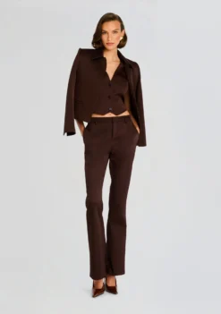 Retrofete Clothing Shop -Retrofete Clothing Shop Ecommerce Crop 24 08 06 EDWINA HAVEY SATIN VEST ASH BROWN BEX SATIN JACKET ASH BROWN ELVIRA HEAVY SATIN FLARE TROUSER ASH BROWN 1013 ECOMM e672f656 0067 434f bae6 1d0ce97286a6 scaled