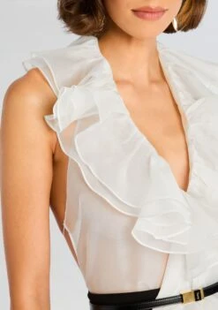 Emeline Top -Retrofete Clothing Shop Ecommerce Crop 24 08 06 EMELINE TOP WHITE 0853 ECOMM