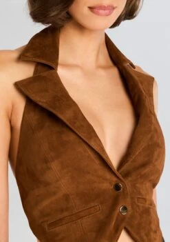 Josephine Suede Vest -Retrofete Clothing Shop Ecommerce Crop 24 08 06 JOSEPHINE SUEDE VEST CINNAMON 1792 ECOMM 5d0ac56e 0fc7 4d07 a831 4891e518c363