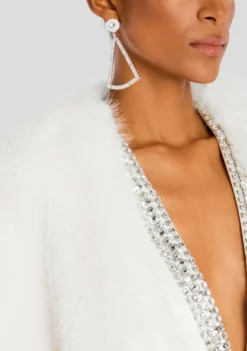 Heiress Faux Fur Jacket -Retrofete Clothing Shop Ecommerce Crop 24 08 07 HEIRESS FAUX FUR JACKET WHITE 0062 ECOMM scaled