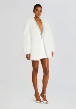 Heiress Faux Fur Jacket -Retrofete Clothing Shop Ecommerce Crop 24 08 07 HEIRESS FAUX FUR JACKET WHITE 0072 ECOMM scaled