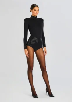 Bethanie Embellished Romper 10 Bethanie Embellished Romper -Retrofete Clothing Shop Ecommerce Crop 24 08 21 BETHANIE ROMPER BLACK 2291 ECOMM scaled