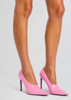 Mollie Leather Pump -Retrofete Clothing Shop Ecommerce Crop 24 08 21 MOLLIE LEATHER PUMP PINK 0027 ECOMM