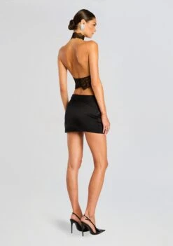 Reeve Skirt -Retrofete Clothing Shop Ecommerce Crop 24 08 21 REEVE SKIRT BLACK 0154 ECOMM