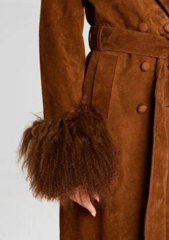 Britta Trench Coat 8 Britta Trench Coat -Retrofete Clothing Shop Ecommerce Crop 24 09 11 BRIETTA TRENCH COAT CINNAMON 0368 ECOMM