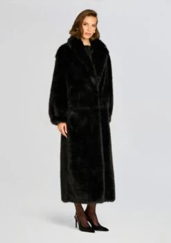 Dasha Faux Fur Jacket -Retrofete Clothing Shop Ecommerce Crop 24 09 11 DASHA FAUX FUR JACKET BLACK 1290 ECOMM