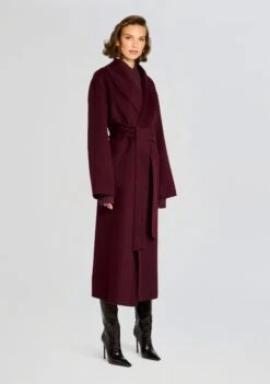 Mavis Wool Coat -Retrofete Clothing Shop Ecommerce Crop 24 09 11 MAVIS WOOL COAT MERLOT 0859 ECOMM