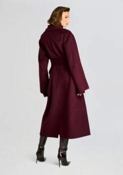 Mavis Wool Coat -Retrofete Clothing Shop Ecommerce Crop 24 09 11 MAVIS WOOL COAT MERLOT 0867 ECOMM